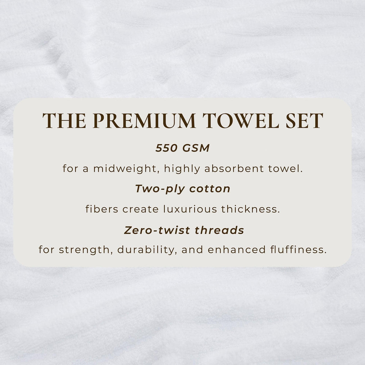 Luxury Cotton Towels - Karina Collection