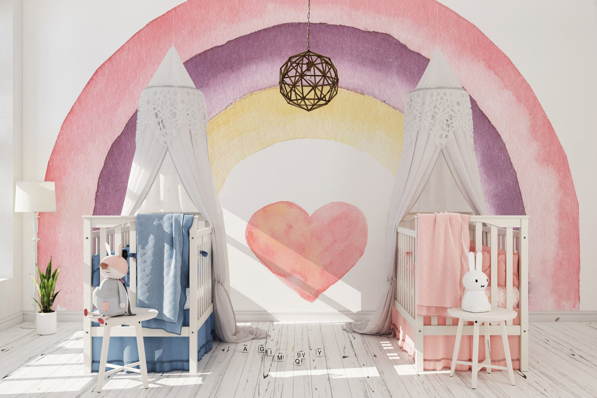 Colorful Fantasy Rainbow Wallpaper Peel and Stick