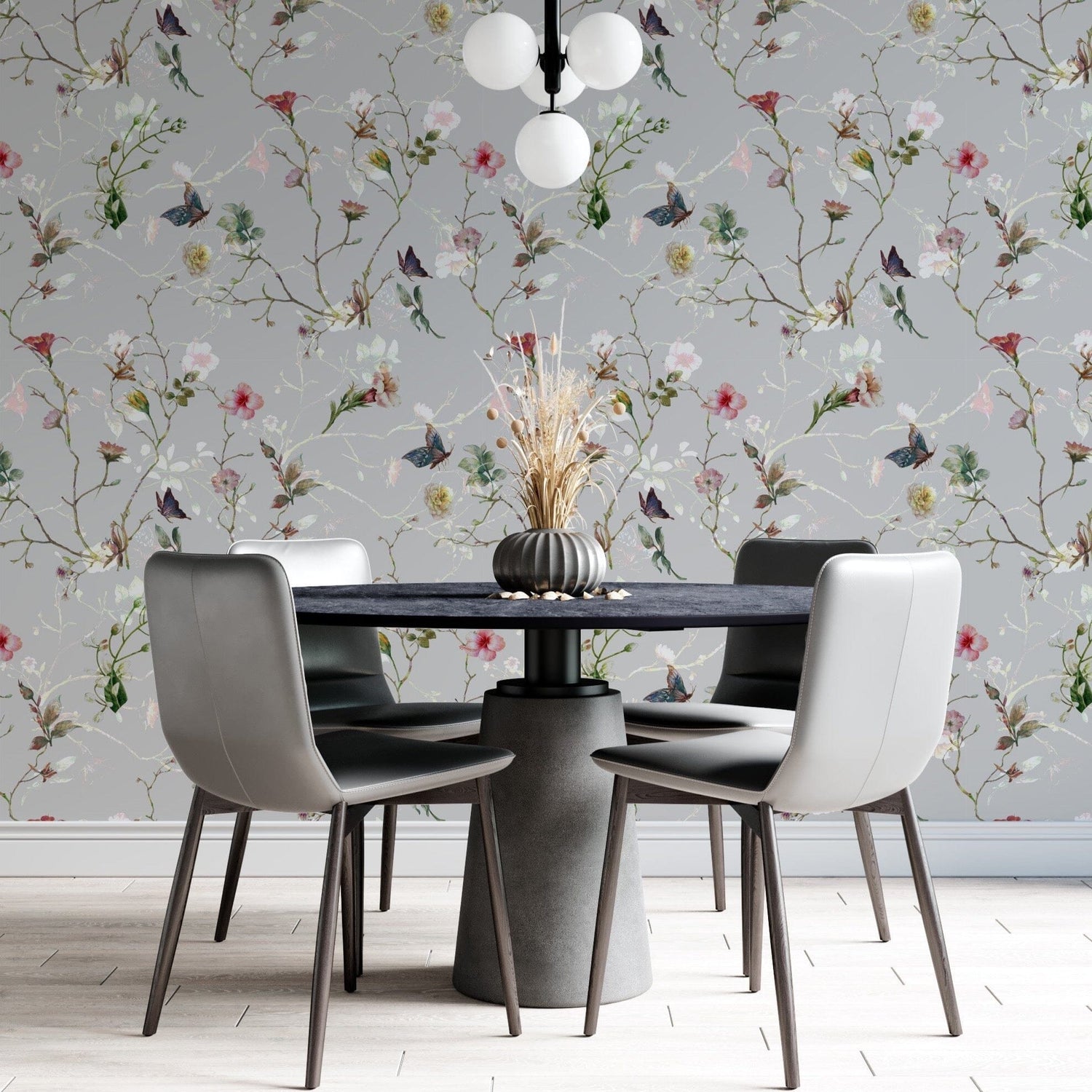 Garden Spring Flowers Removable Wallpaper
