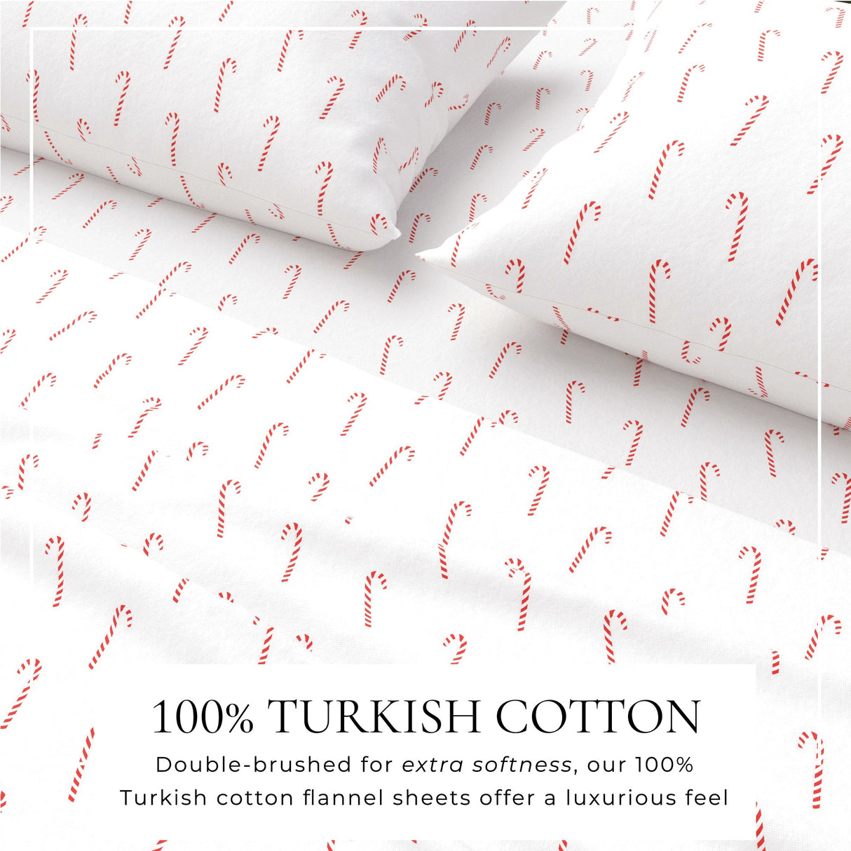 100% Turkish Cotton Flannel Sheet Sets - Boulder Collection