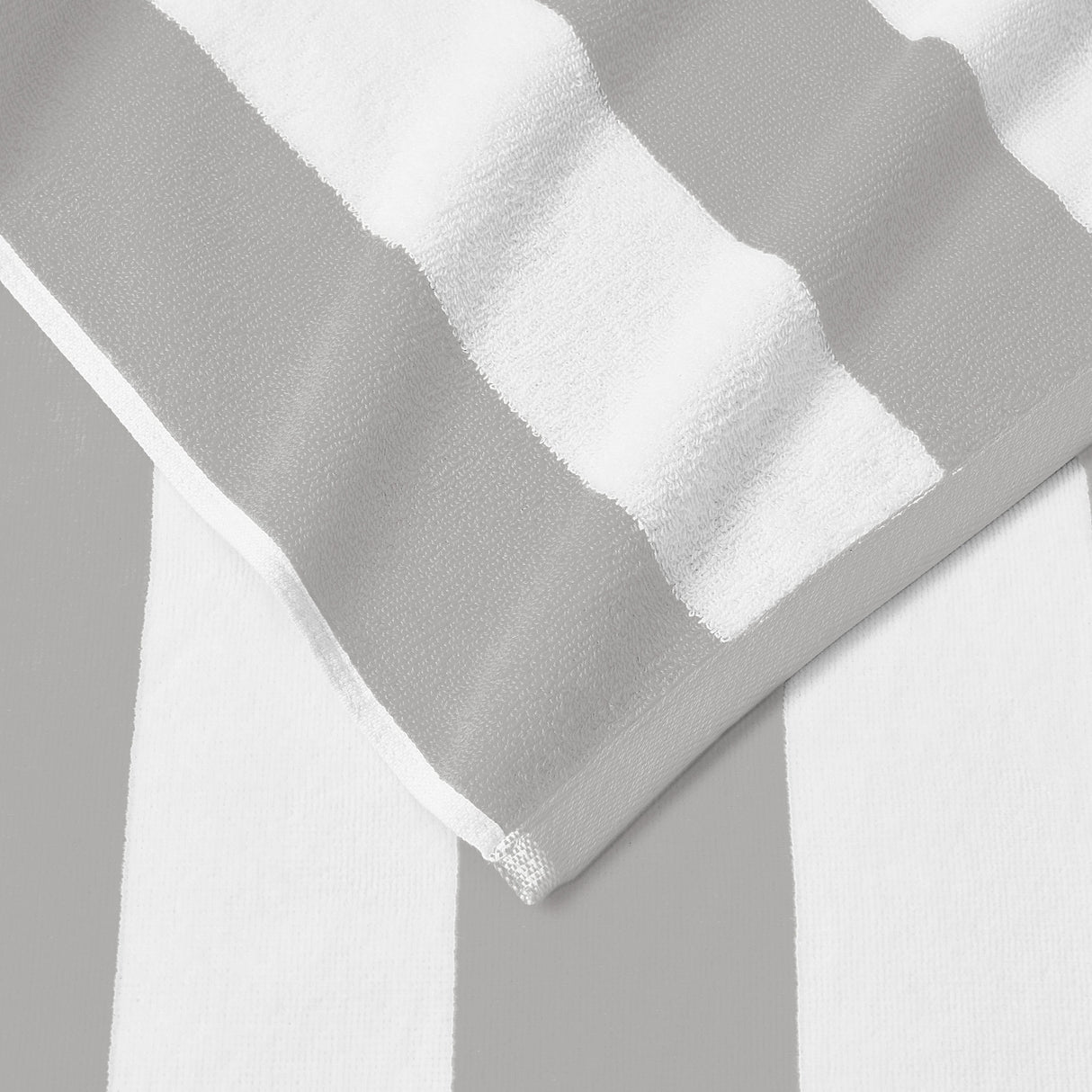 Cotton Velour Cabana Stripe Beach Towel - Novia Collection.