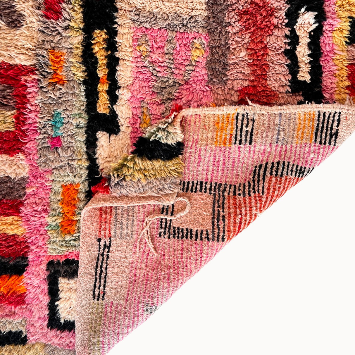 Elamria Contemporary Moroccan Rug | 3'4" x 10'4"