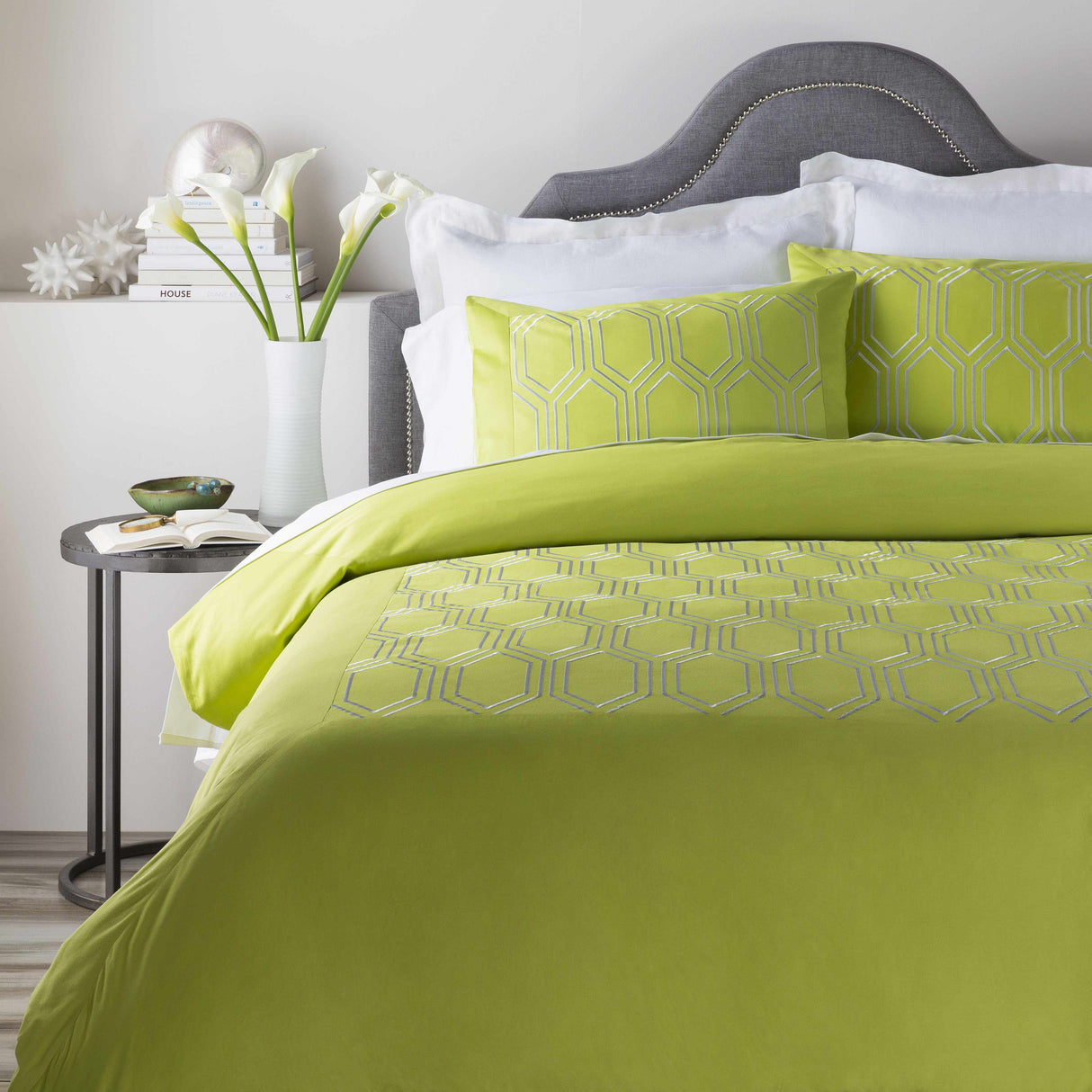 Benkovac Lime Bedding - Euro Sham Only