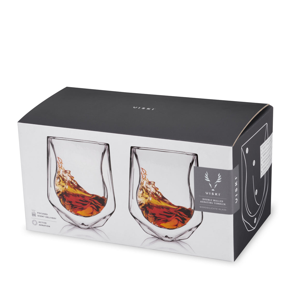 Aerating Whiskey Taster Set of 2