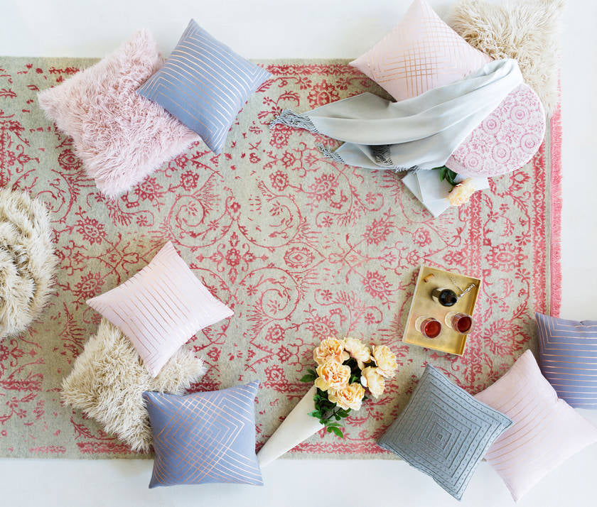 Maaseik Blush Pillow Cover