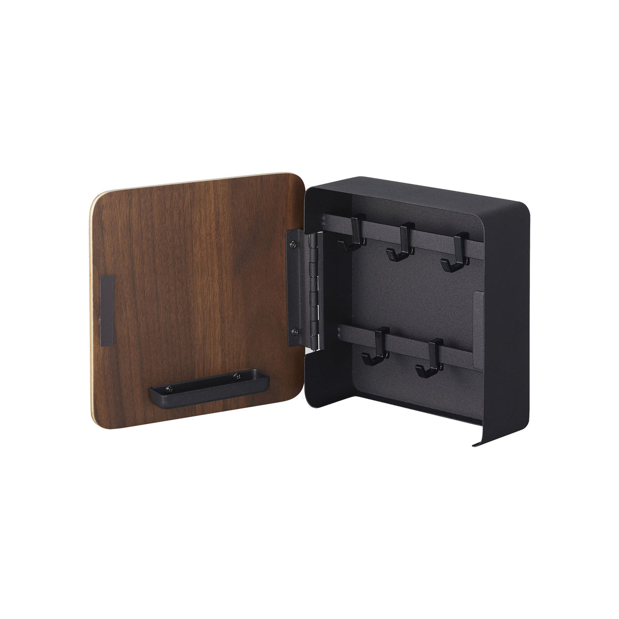 Magnetic Key Cabinet - Steel + Wood