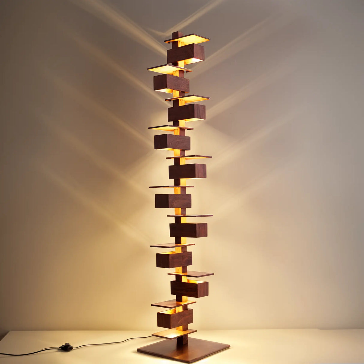Jenga Lamp
