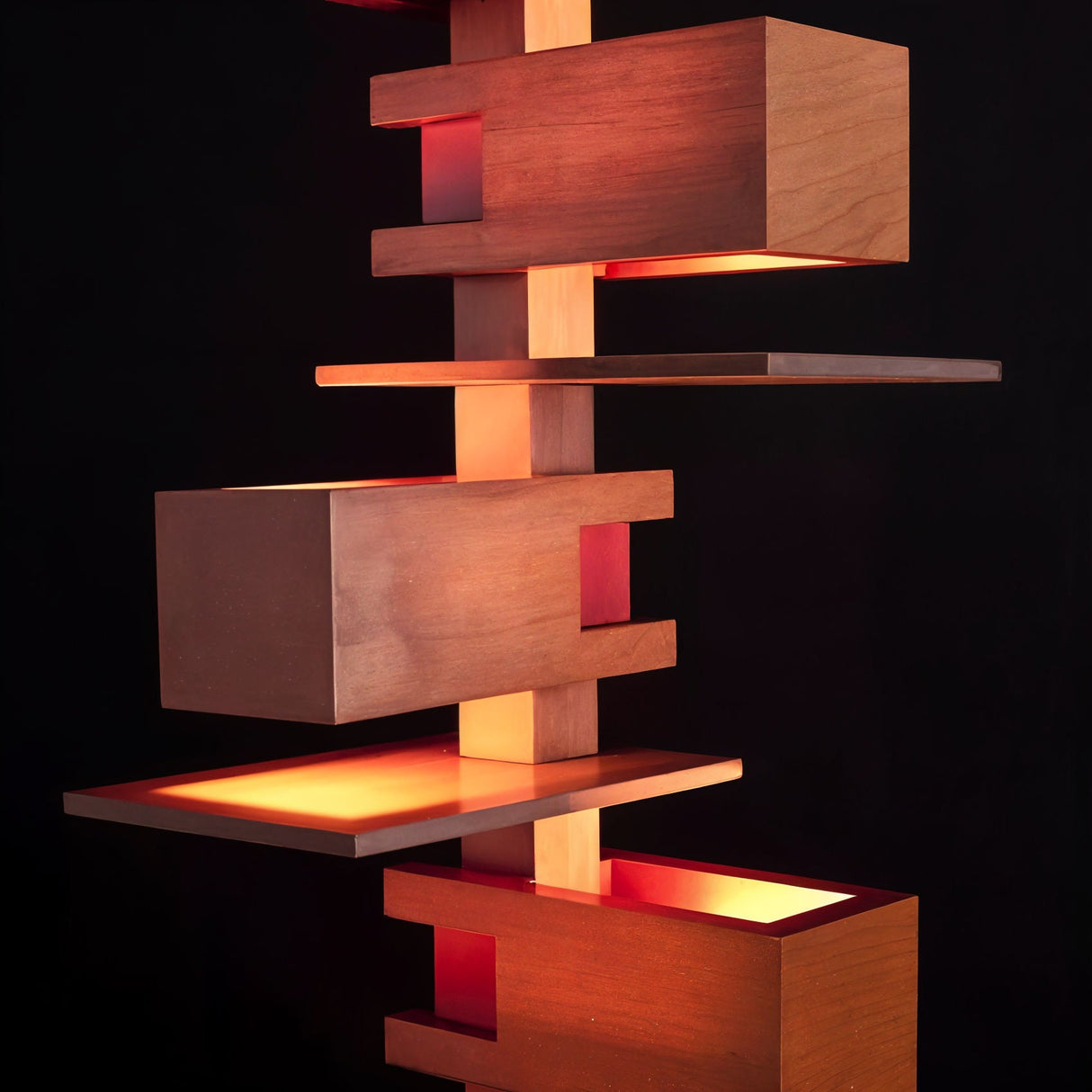 Jenga Lamp