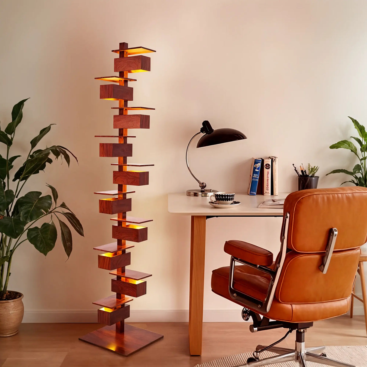 Jenga Lamp