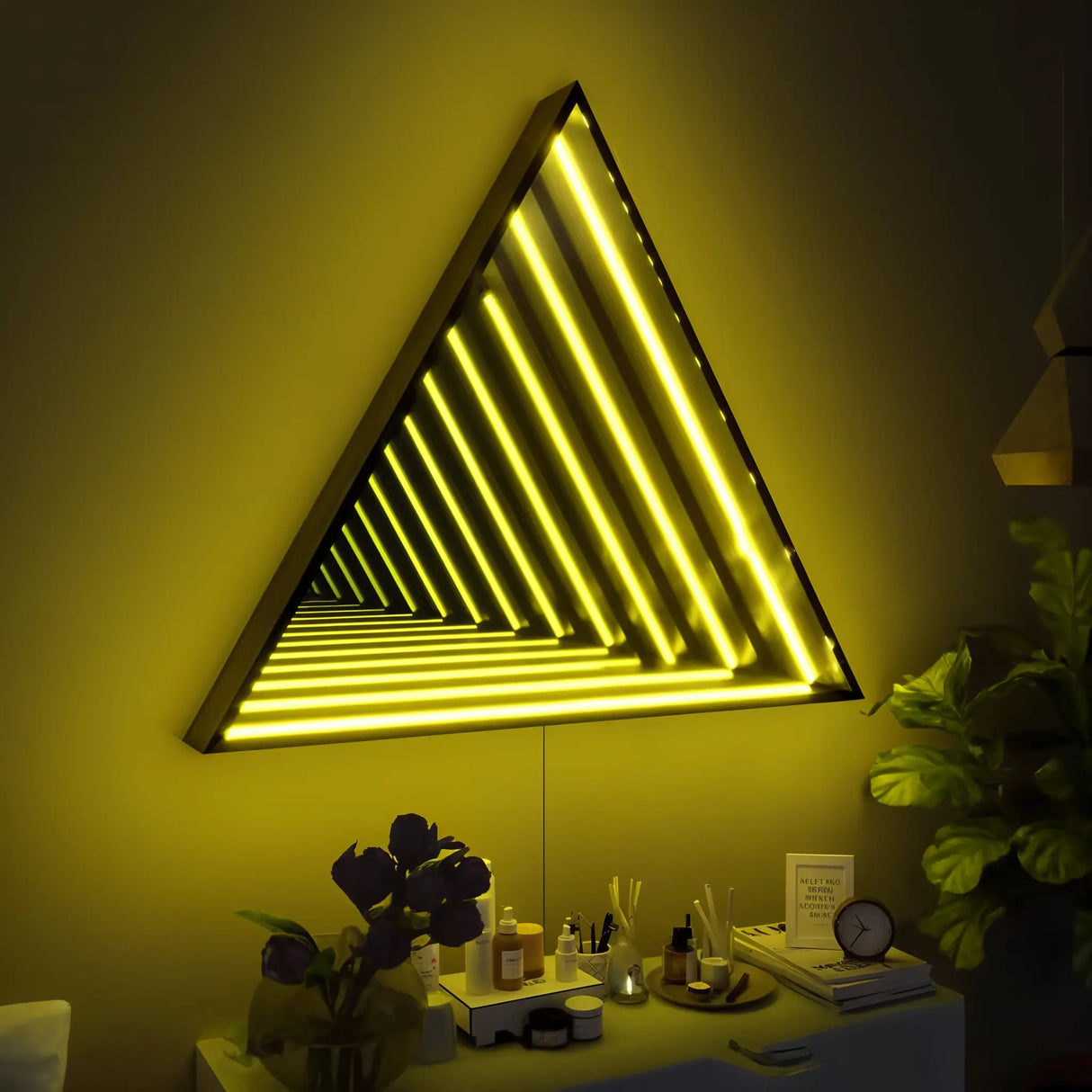 Triangle Infinity Mirror