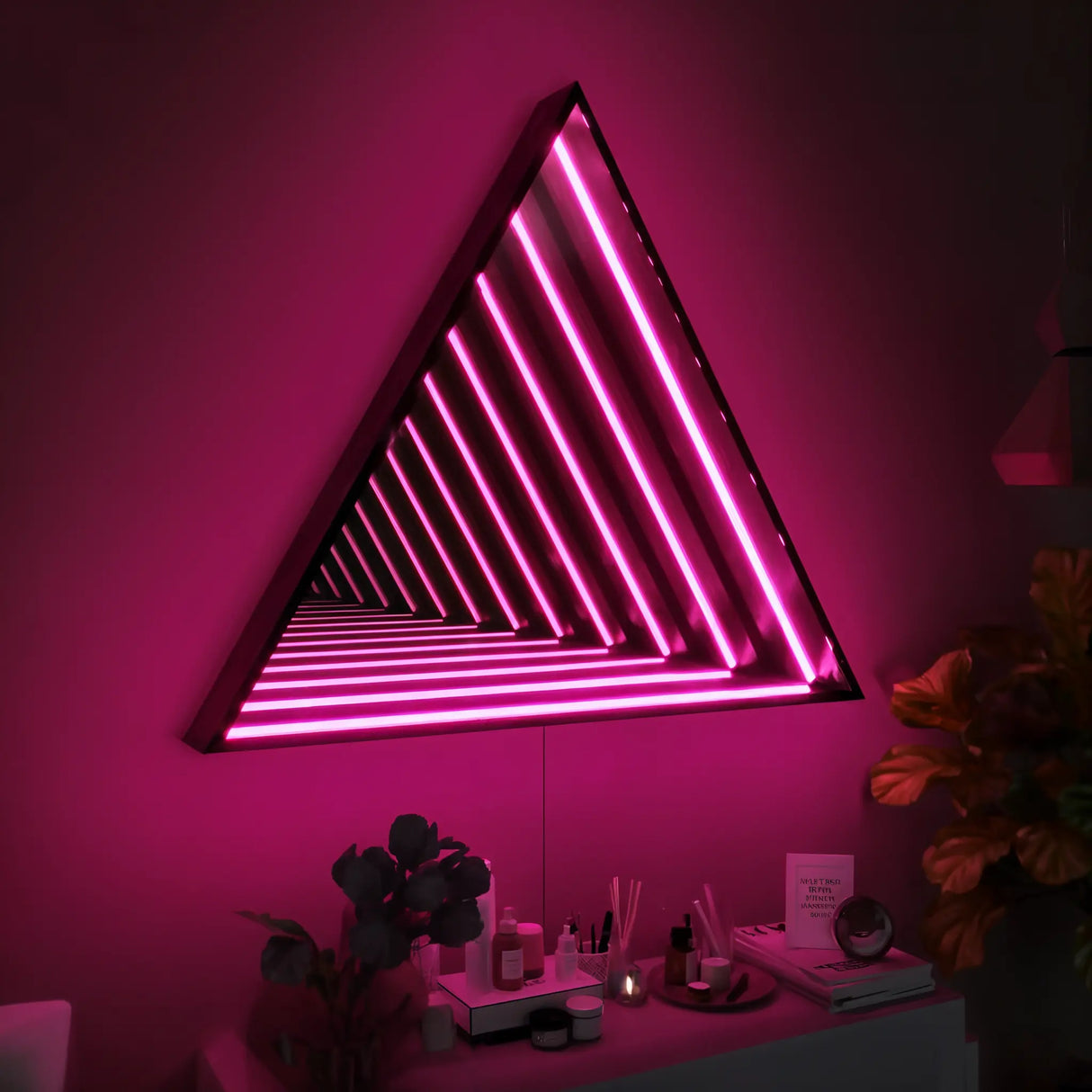 Triangle Infinity Mirror