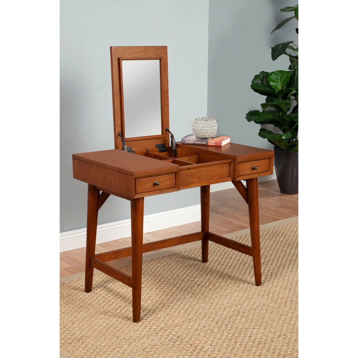 Flynn Bedroom Vanity, Chestnut