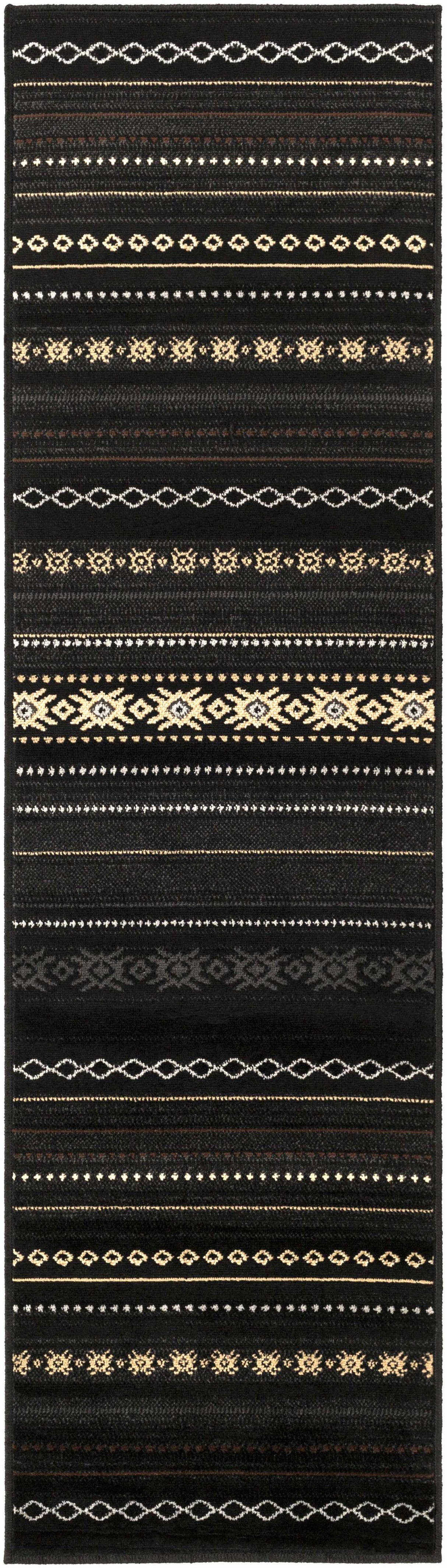 Fogertown Black Western Rug
