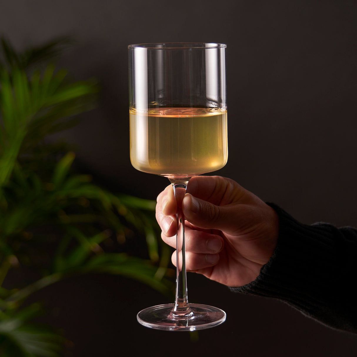 Laurel Crystal White Wine Glasses Set of 2