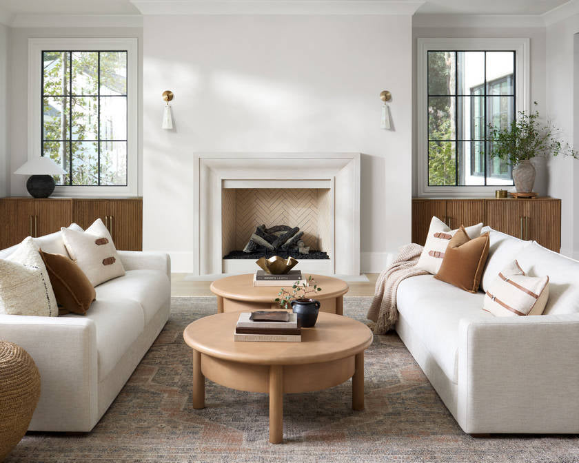 Sloane Traditional White/Beige Wall Sconces - Galey Alix x Livabliss