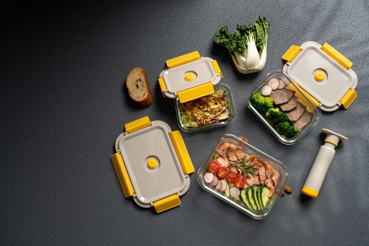 Vacuuum Sealable Glass Containers
