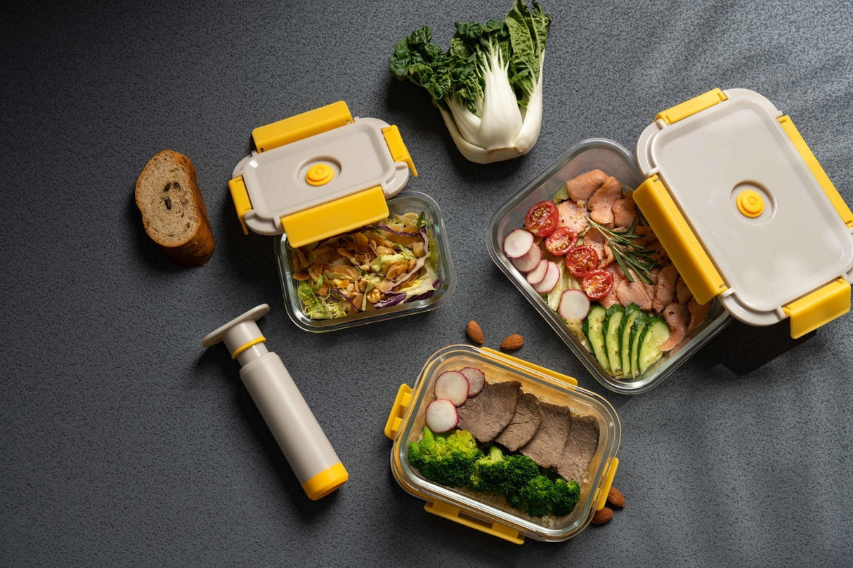 Vacuuum Sealable Glass Containers