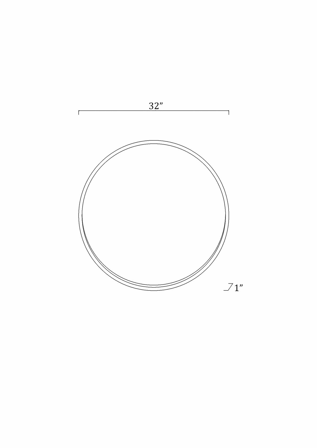 Guindarohan Gold Frame Round Mirror