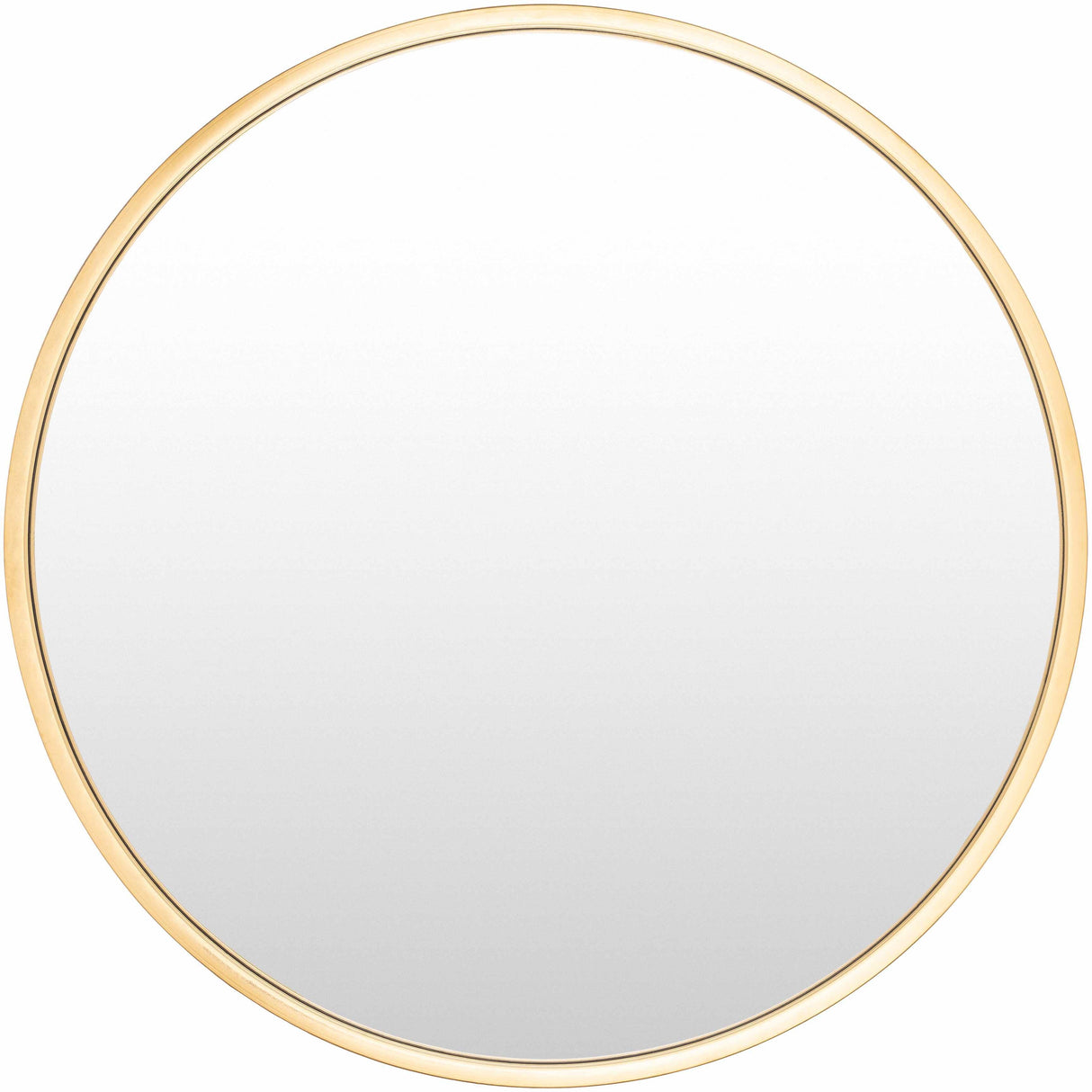 Guindarohan Gold Frame Round Mirror