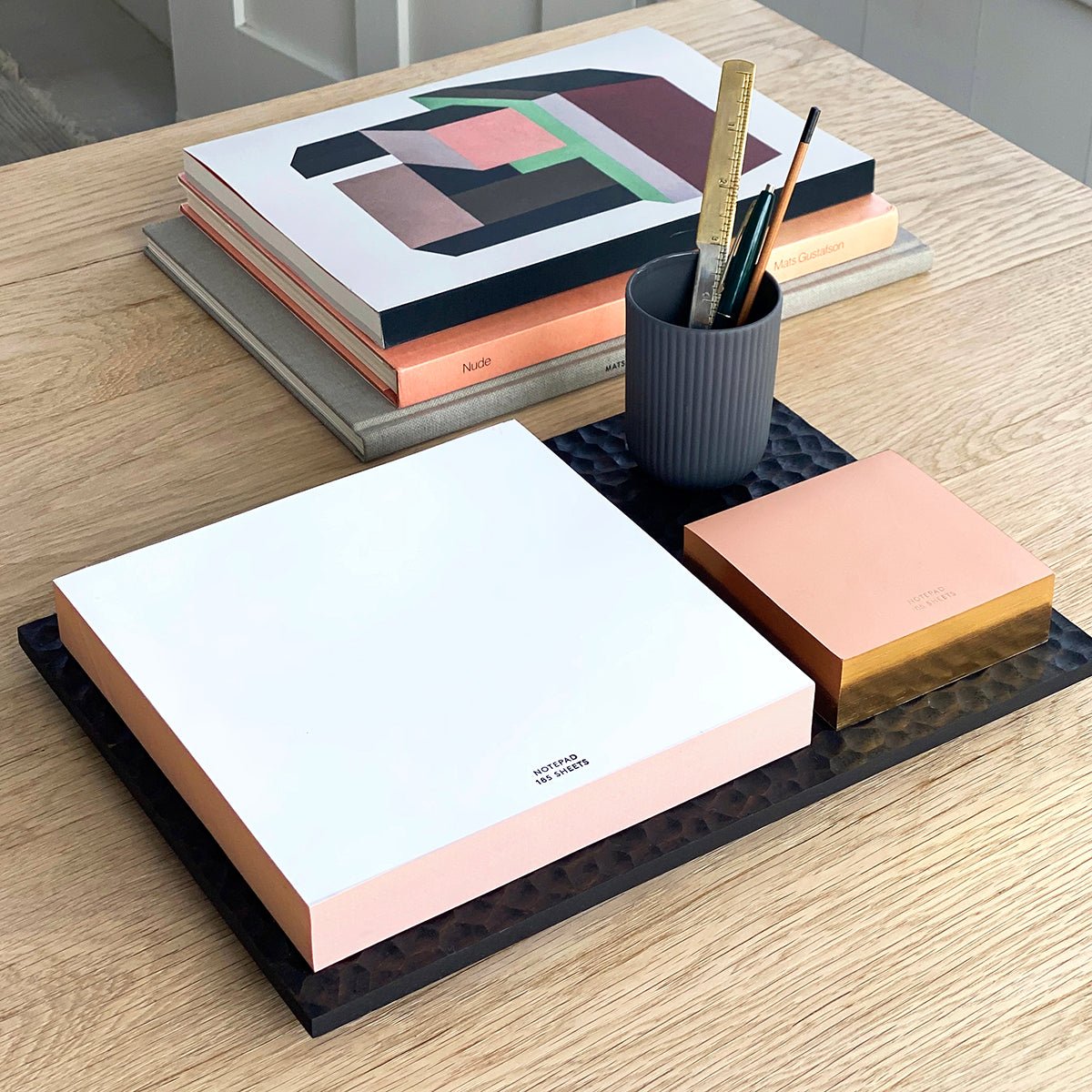 Color-edged Pads: Matte Blush, 3 sizes