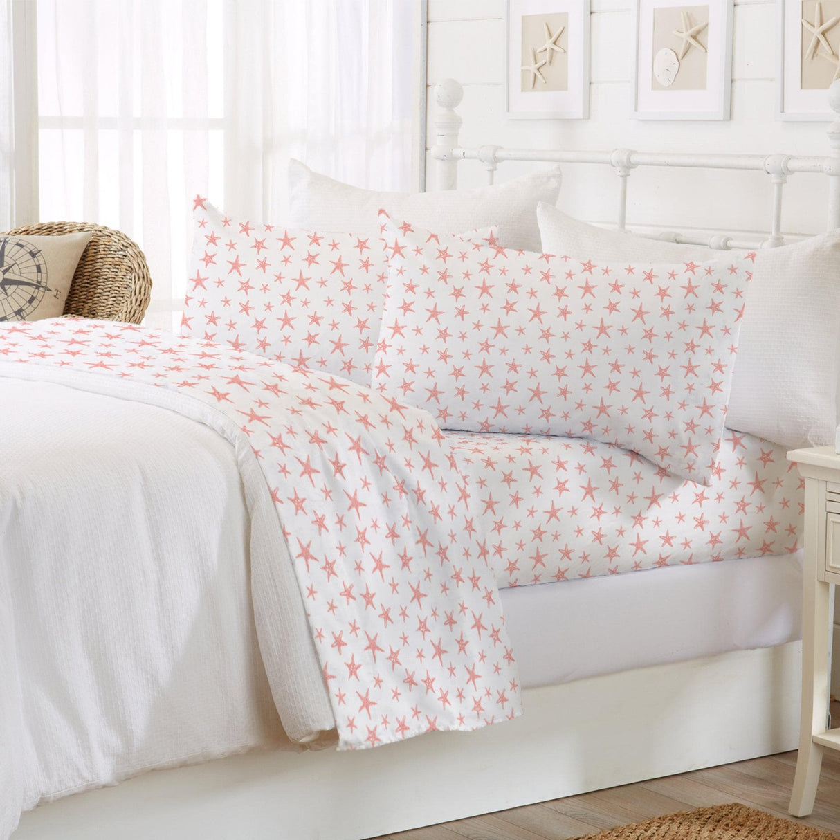 4-Piece Coastal Microfiber Sheet - Newport Collection