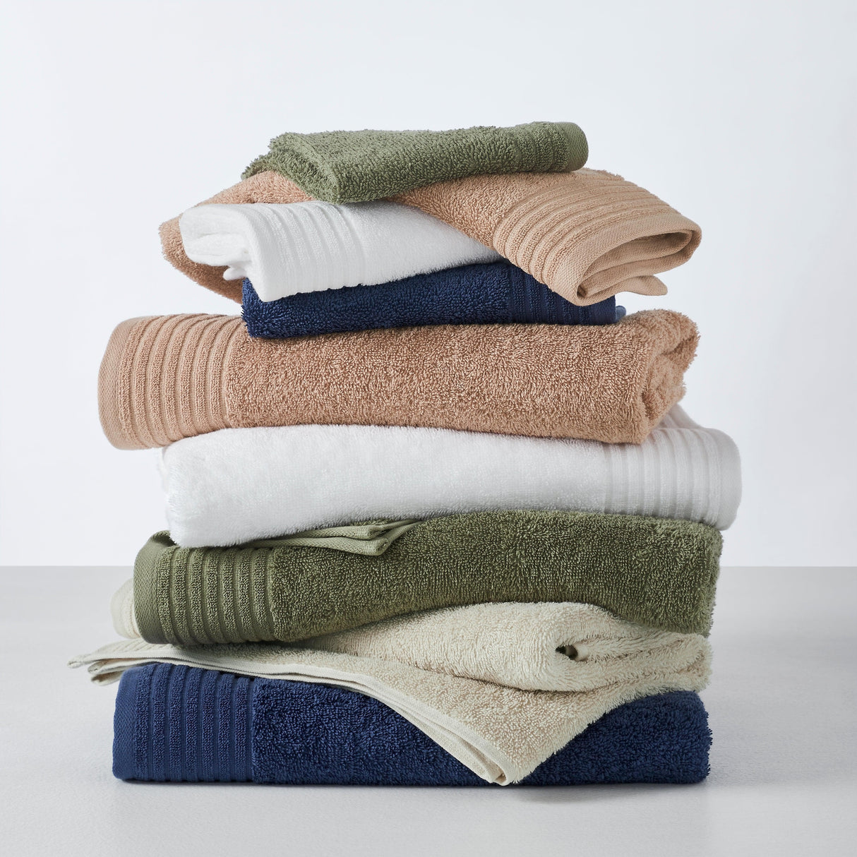 6 Pack Cotton Hand Towels - Kasper Collection