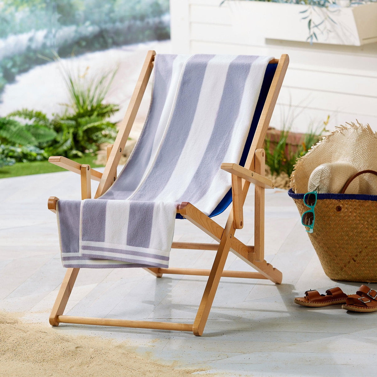 4 Pack Striped Cabana Oversized Beach Towel - Edgartown