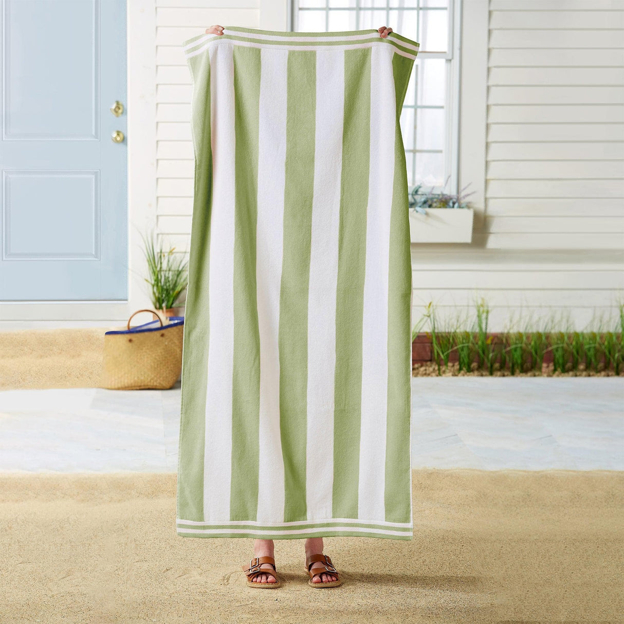 4 Pack Striped Cabana Oversized Beach Towel - Edgartown