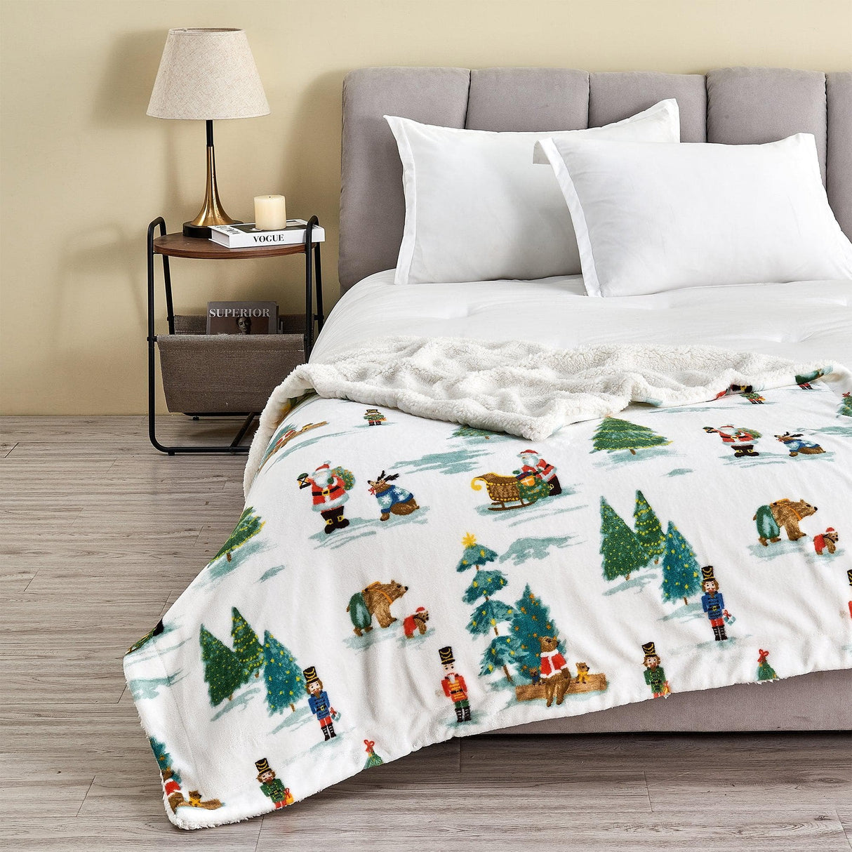 Sherpa Throw Blanket - Eve Collection