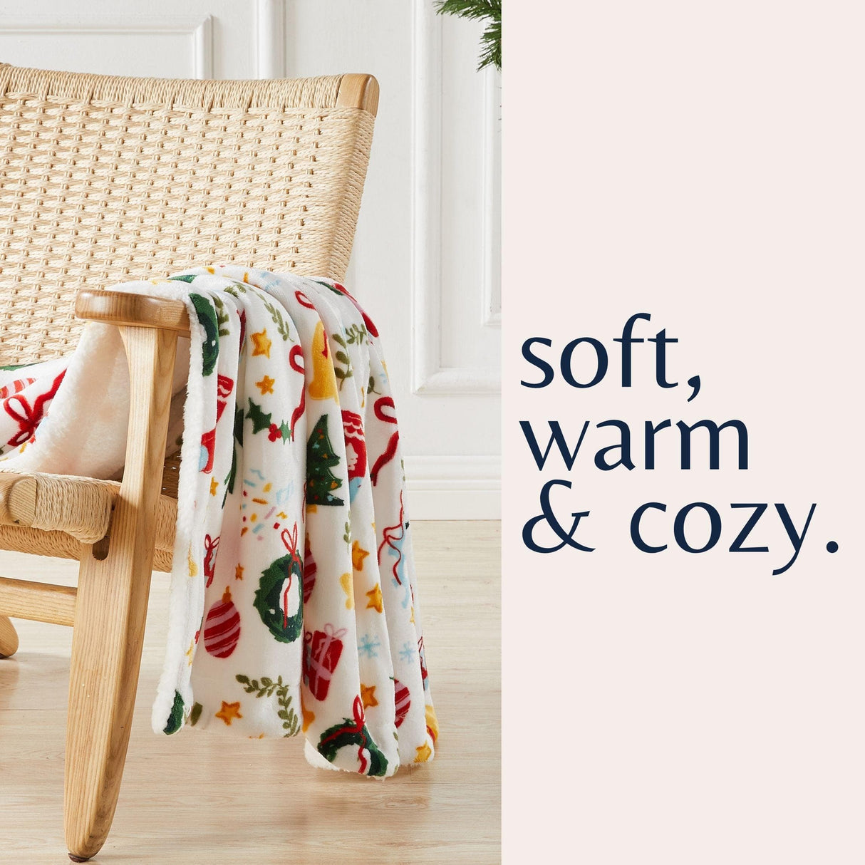 Sherpa Throw Blanket - Eve Collection