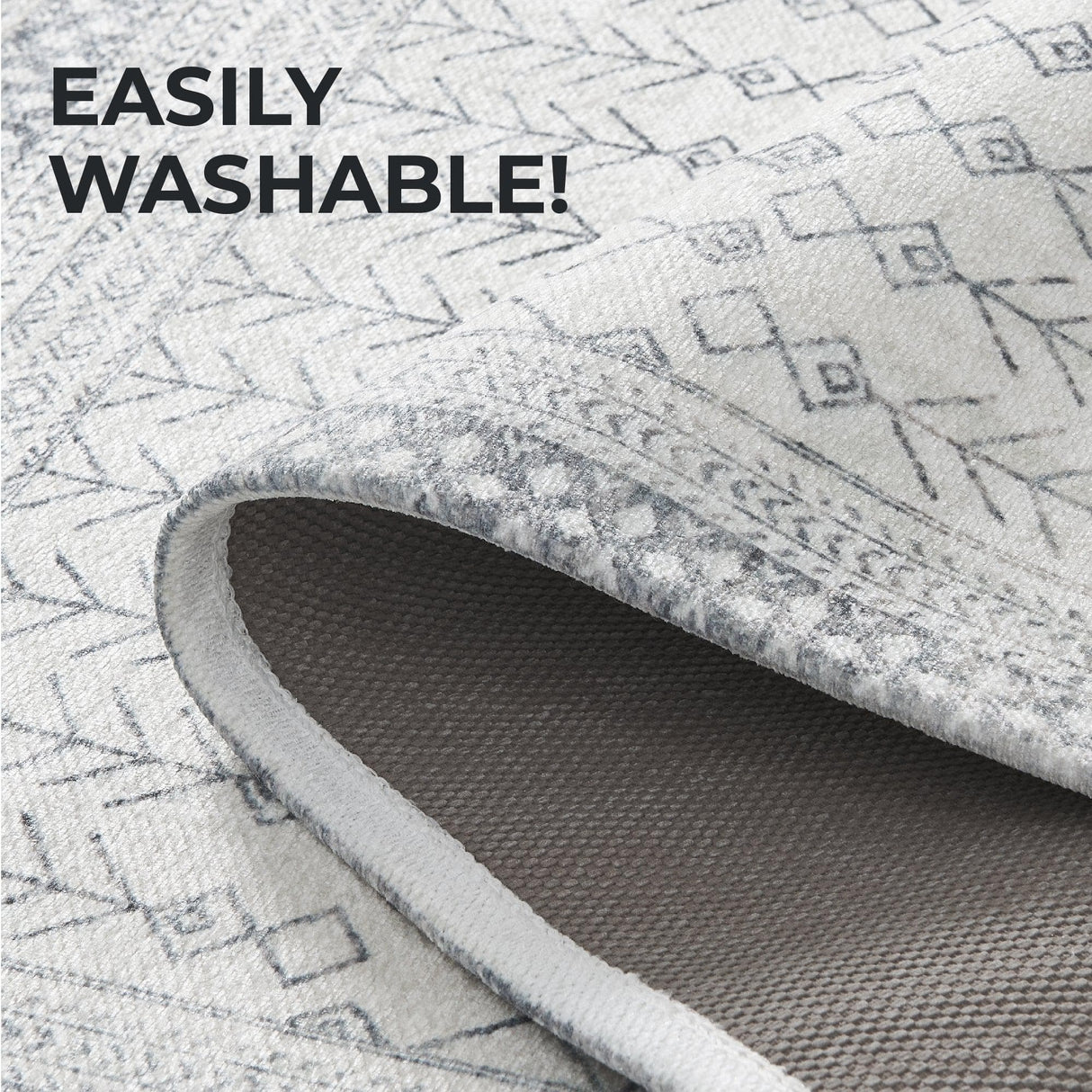 Distressed Moroccan Machine Washable Accent Runner 2'4" x 7' - Neve Collection