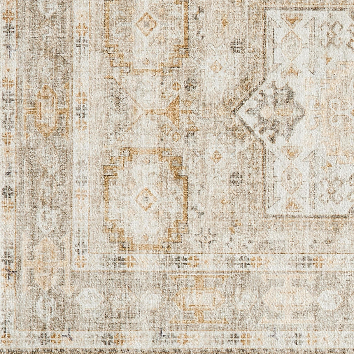 Medallion Machine Washable Accent Area Rug 3' x 5' - Nava Collection