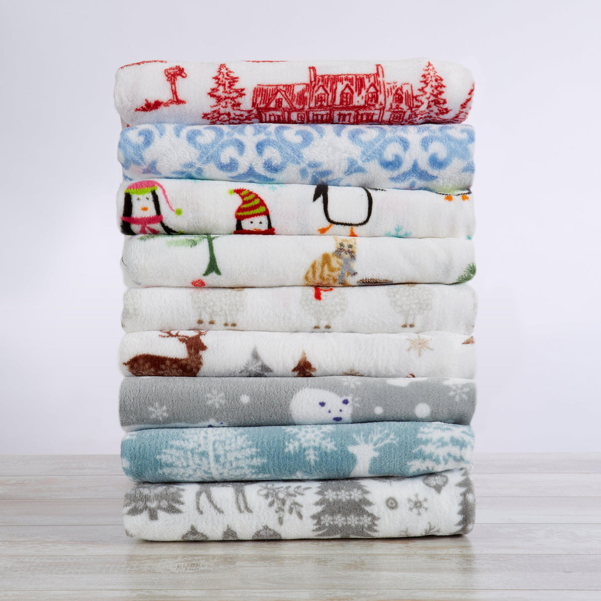 4-Piece Printed Plush Sheet - Velvet Luxe Collection