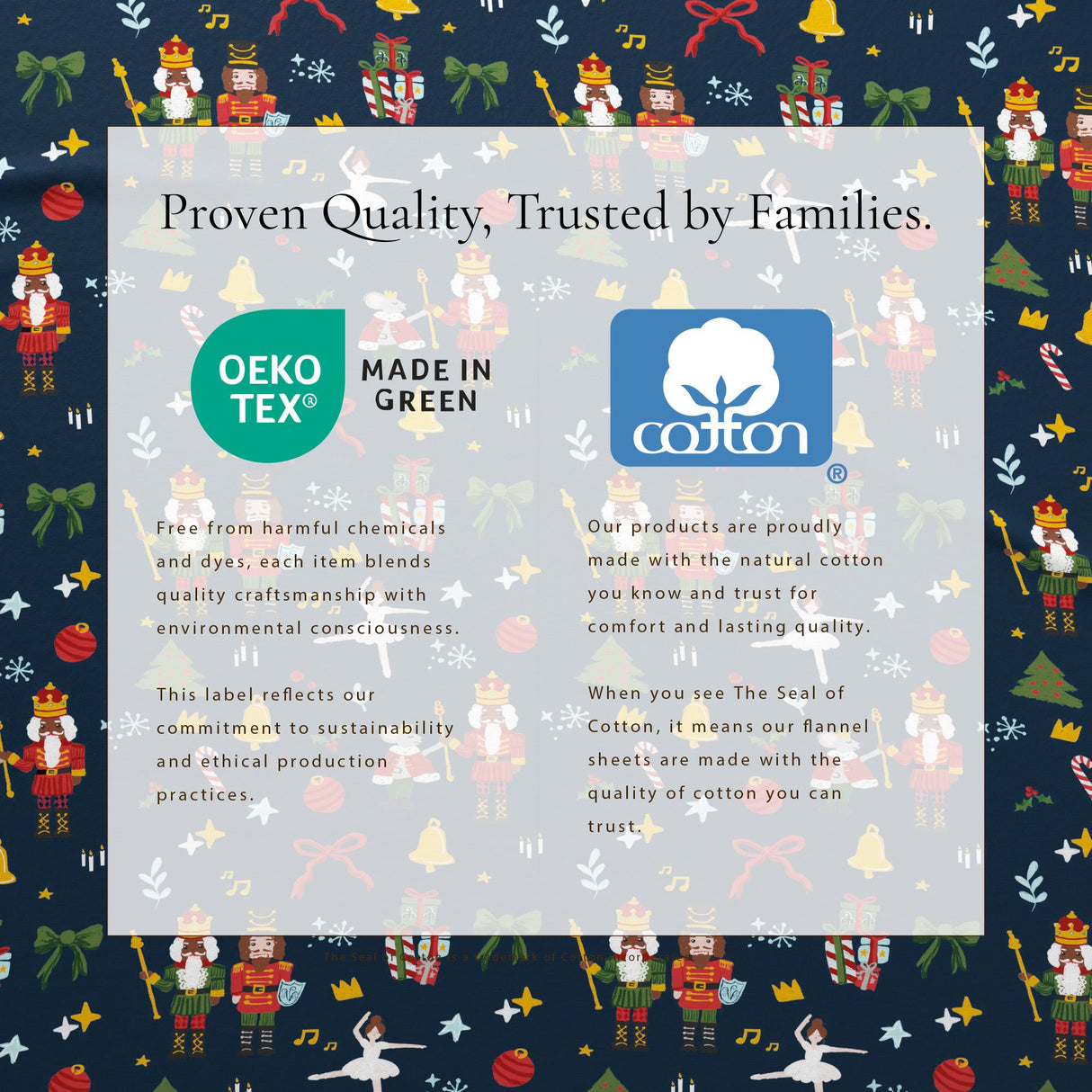 4-Piece Turkish Cotton Christmas Flannel Sheet - Whittaker Collection