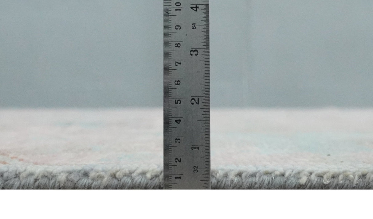 Hand Knotted Light Pink Oriental Oushak Multi Size Traditional Wool Area Rug, Living Room and Bedroom Rug