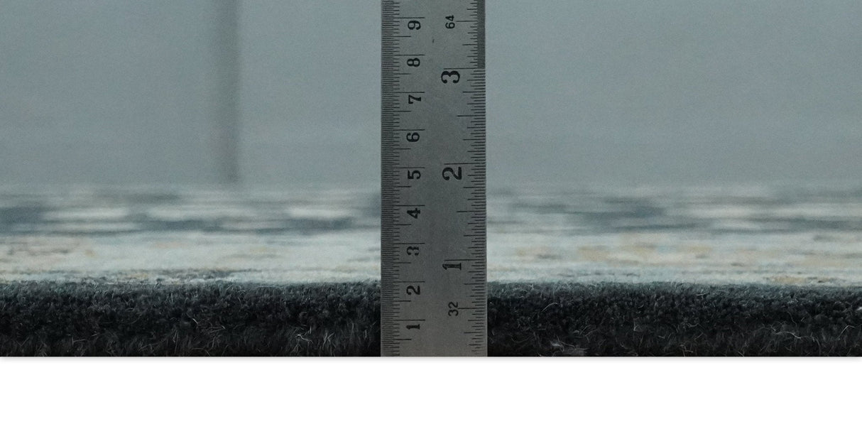 Hand Tufted Black and Silver Modern Turkish Oushak Multi size wool Area Rug, Kids, Living Room and Bedroom Rug