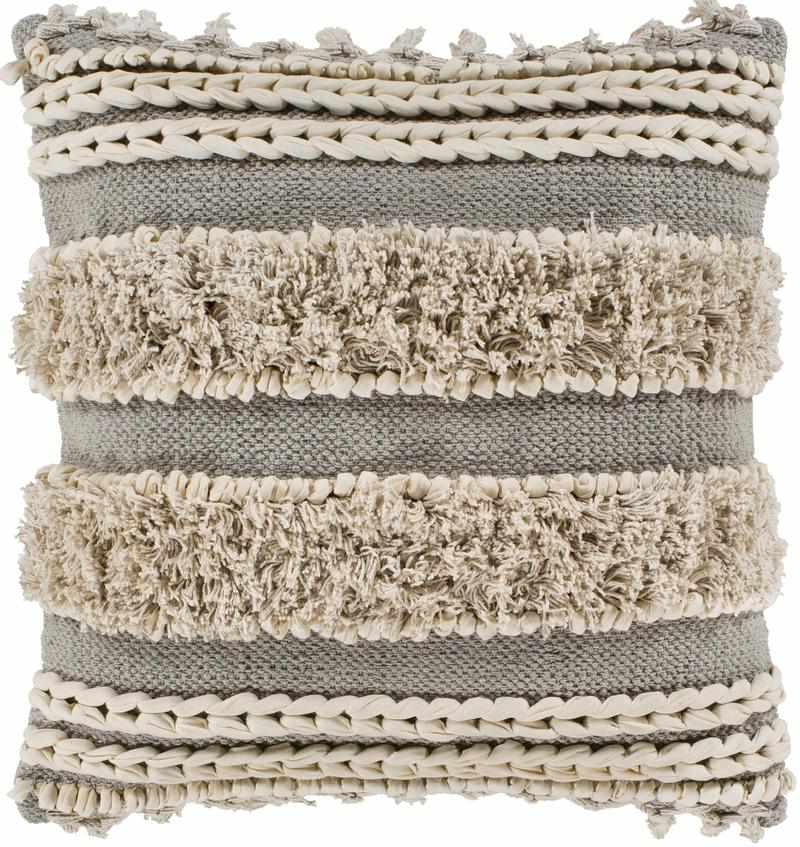 Verlaine Taupe Pillow Cover