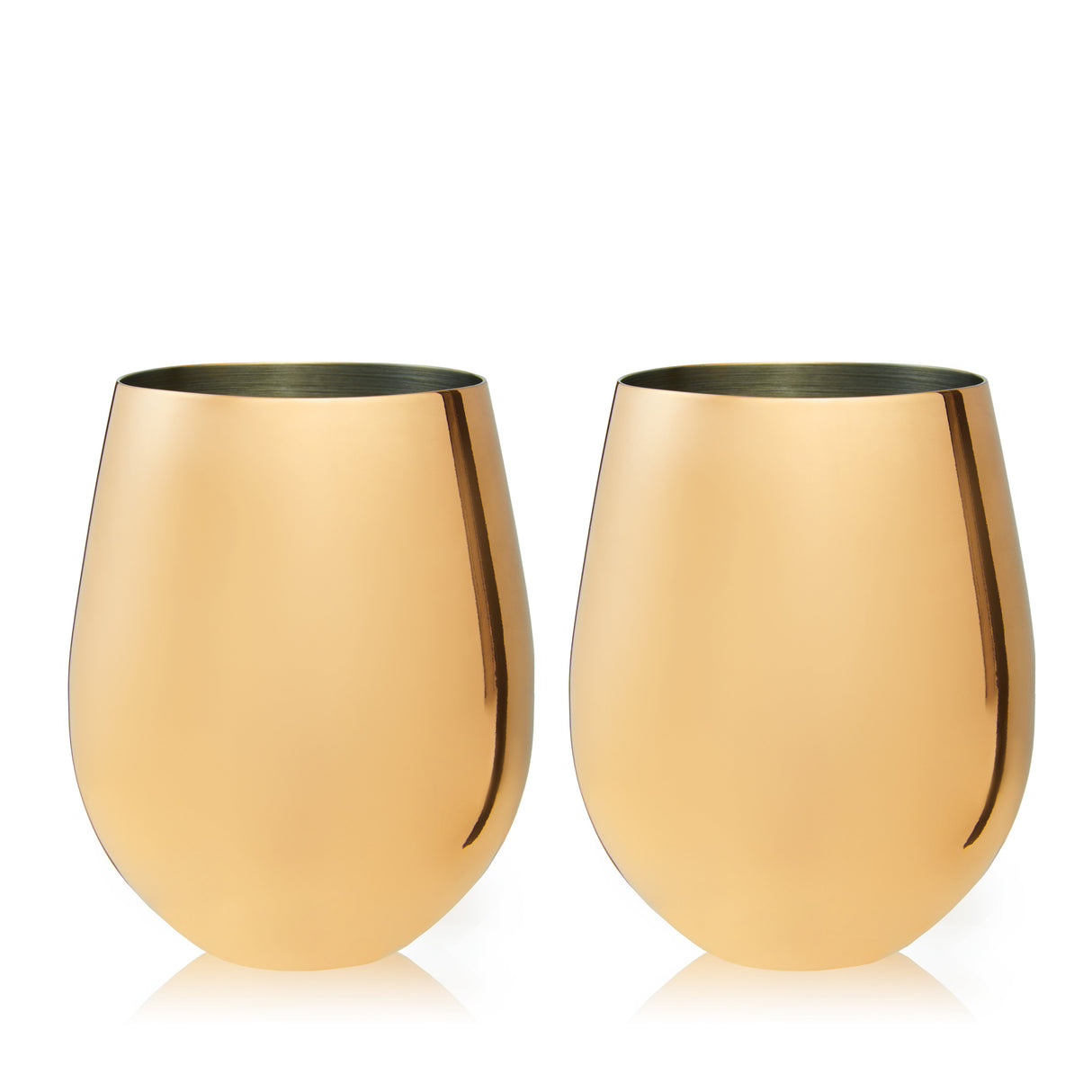 Belmont Stemless Wine Glasses, Set of 2