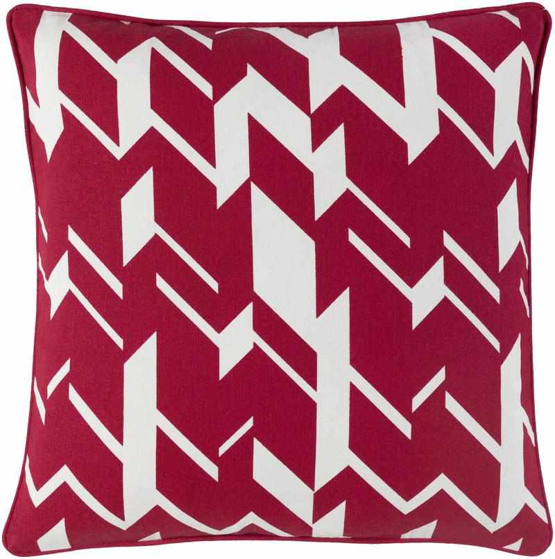 Akkerput Bright Red Pillow Cover