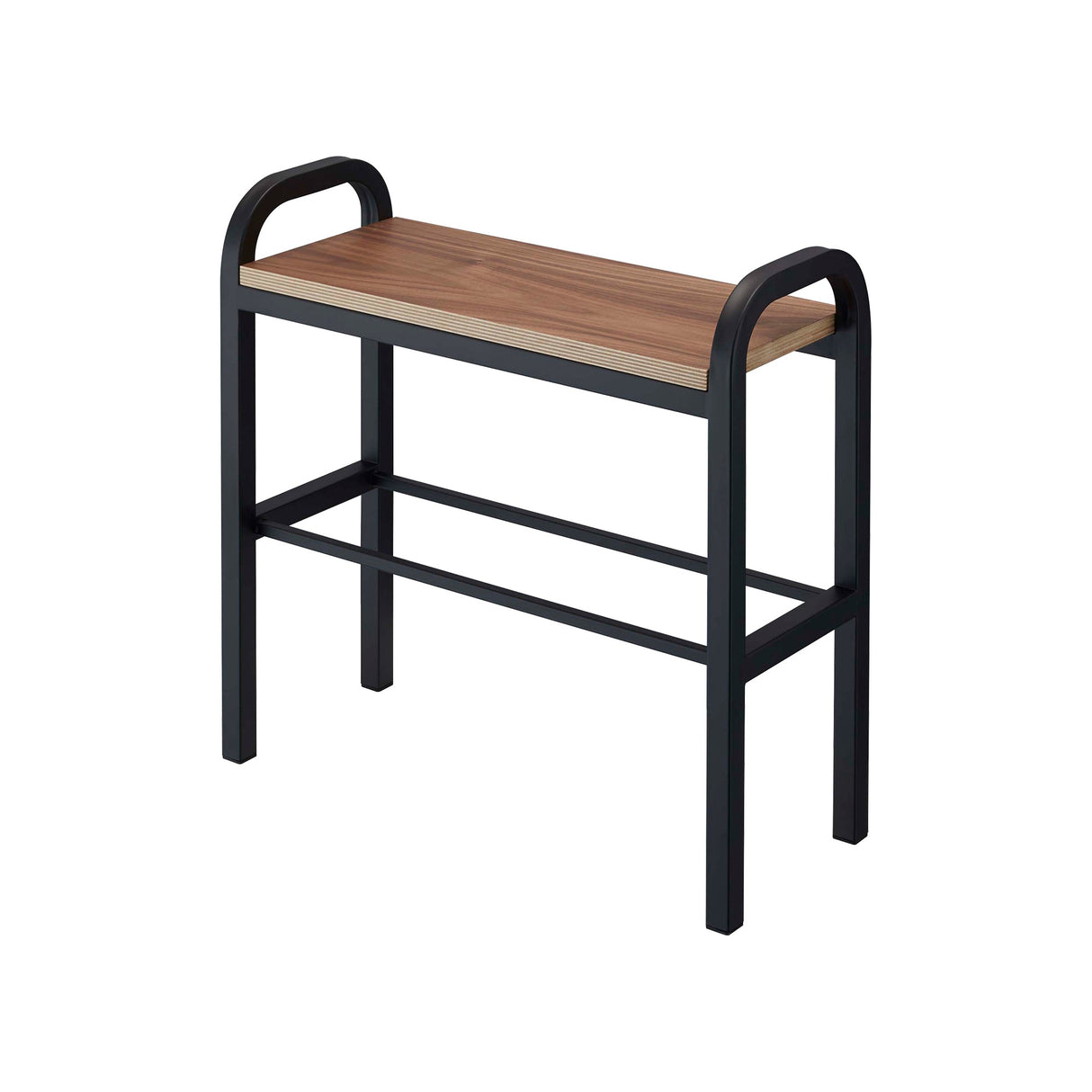 Shoe Organizer & Bench (18" H) - Steel + Wood