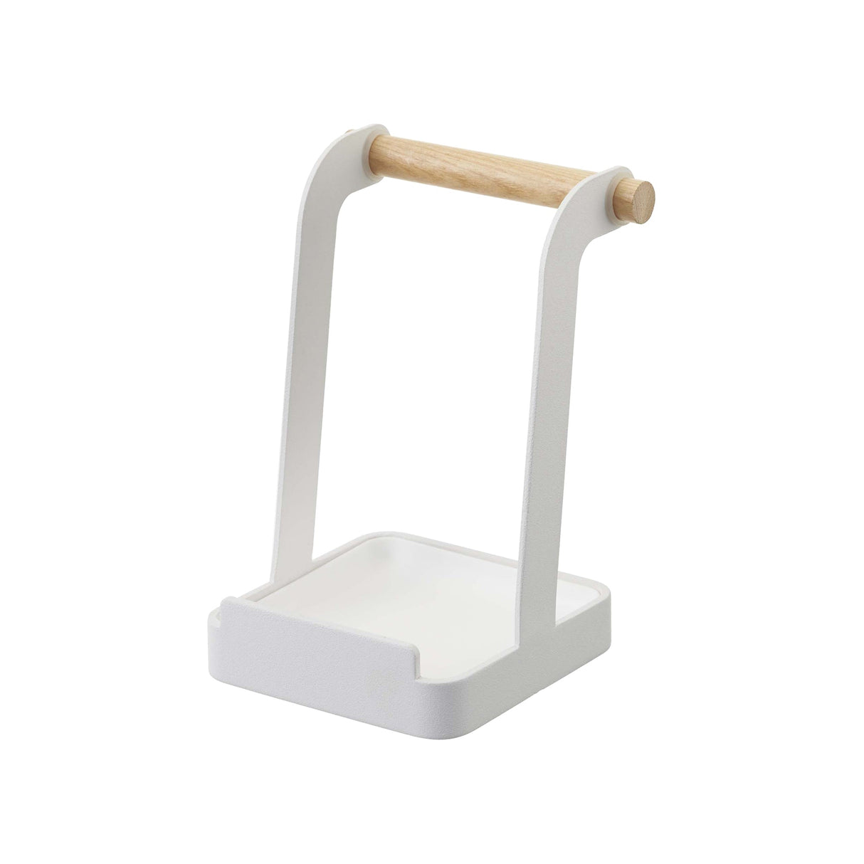 Lid & Ladle Stand - Steel + Wood