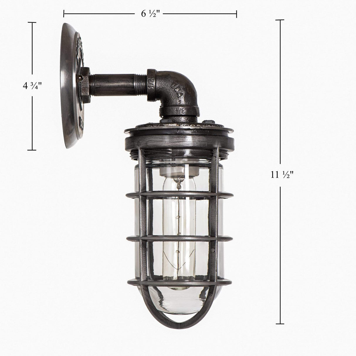 Industrial Wall Sconce - The Ward