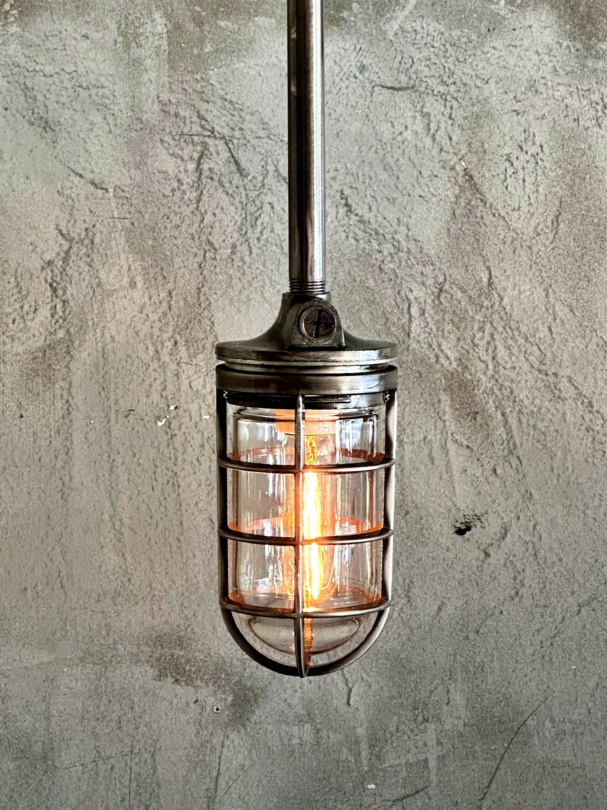 Industrial Pole Pendant Light - The Lancer