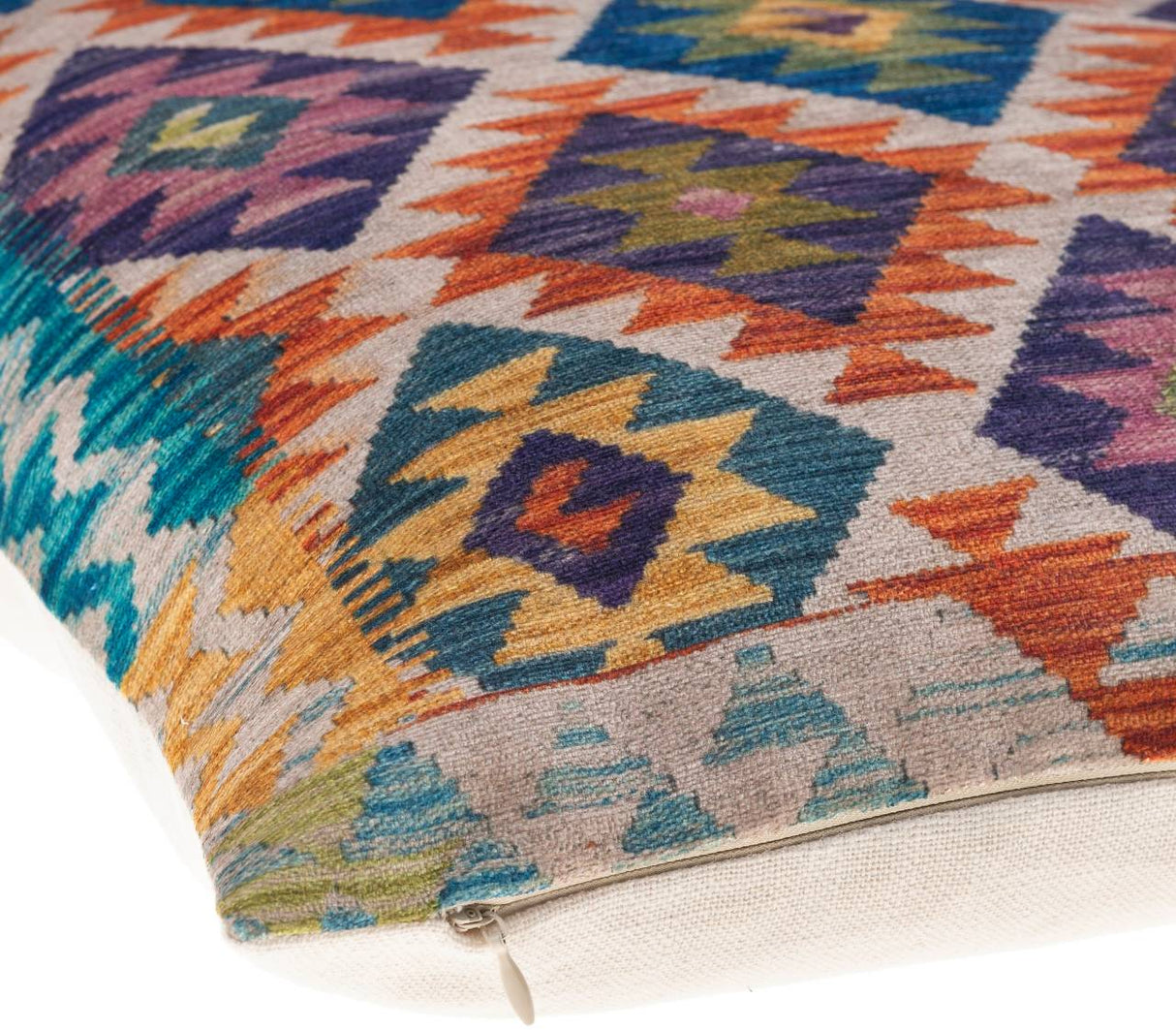 Zirl Bright Orange Pillow Cover