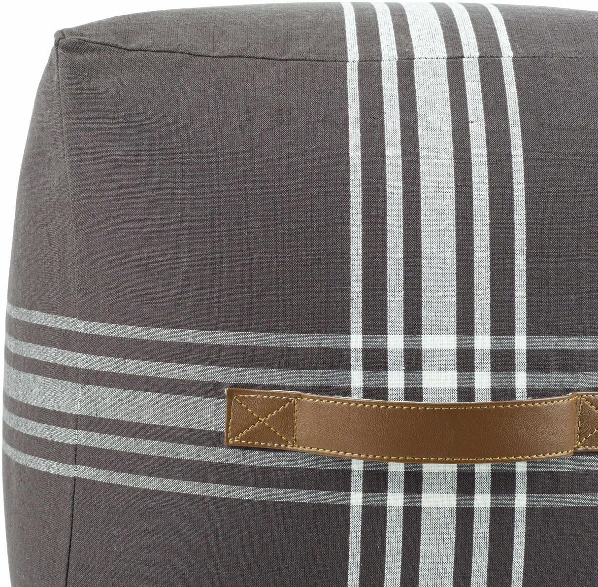 Schonbach Charcoal Pouf