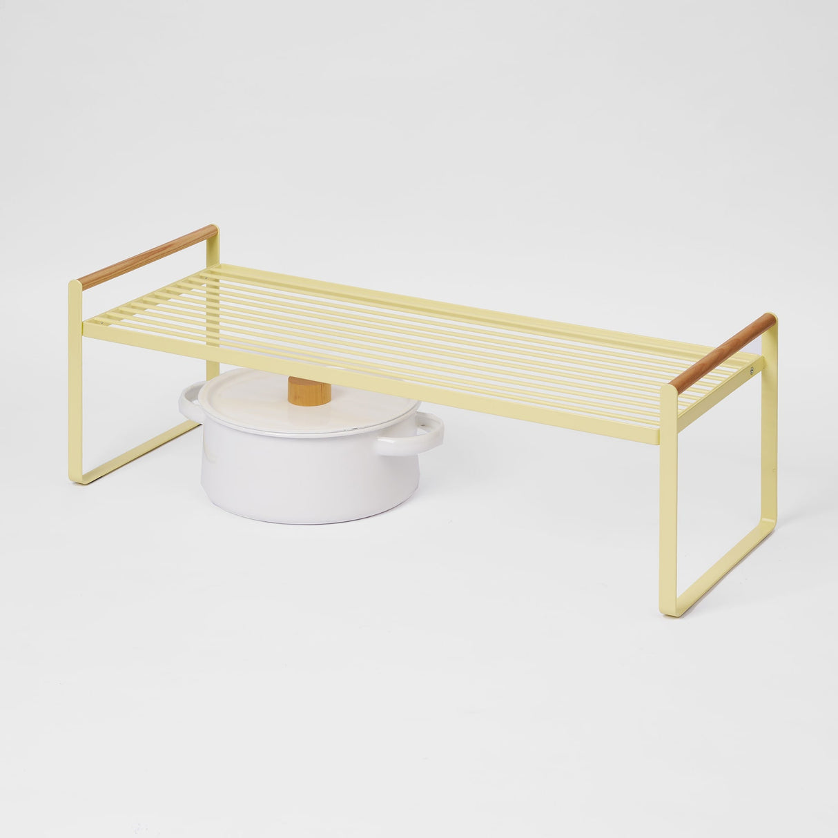Countertop Wire Shelf - Steel + Wood