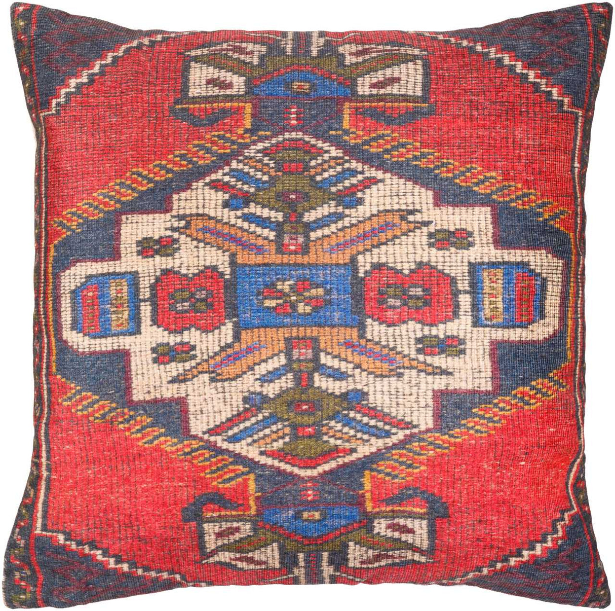 Fieberbrunn Bright Red Pillow Cover