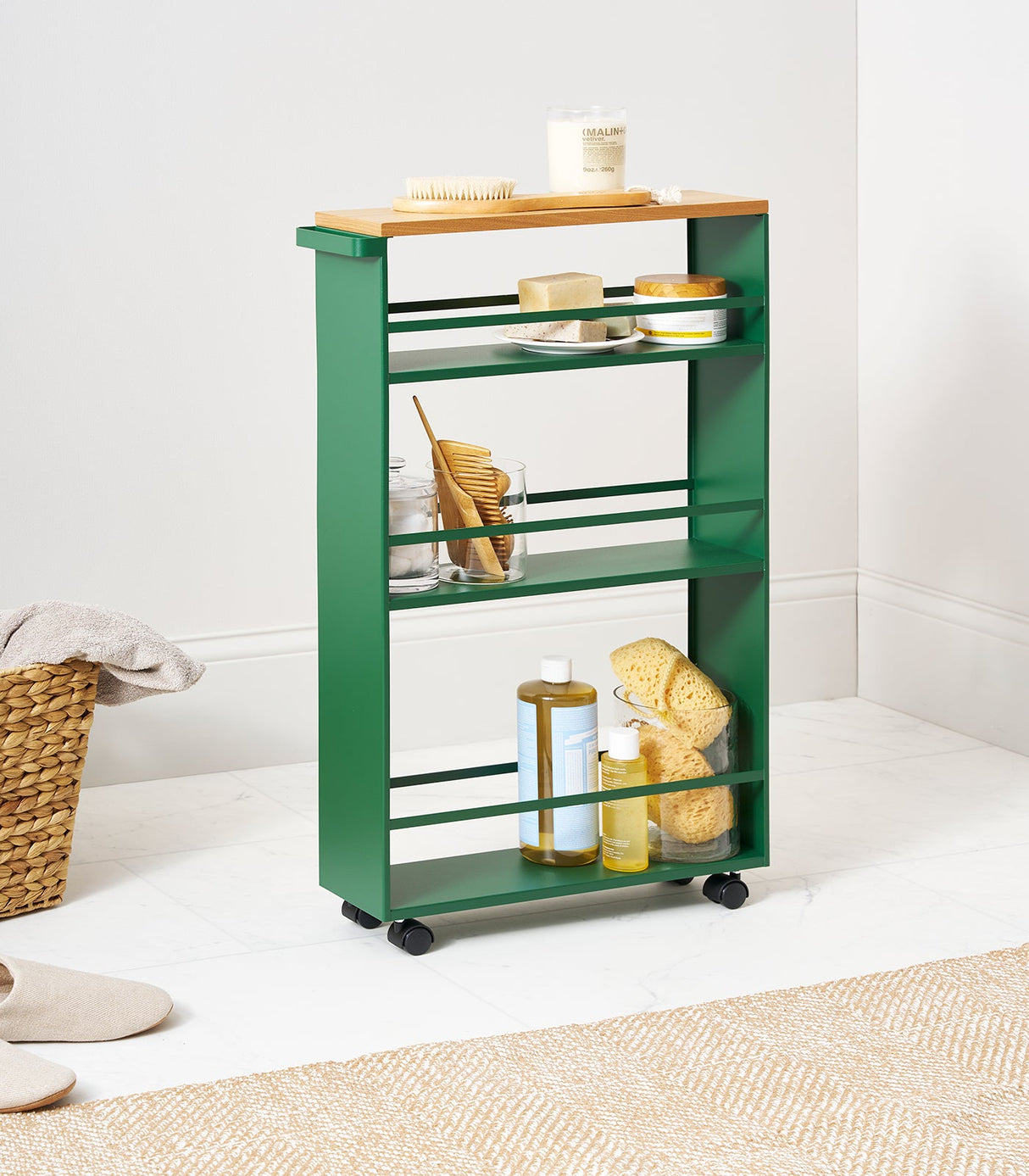 Slim Storage Cart (32" H) - Steel