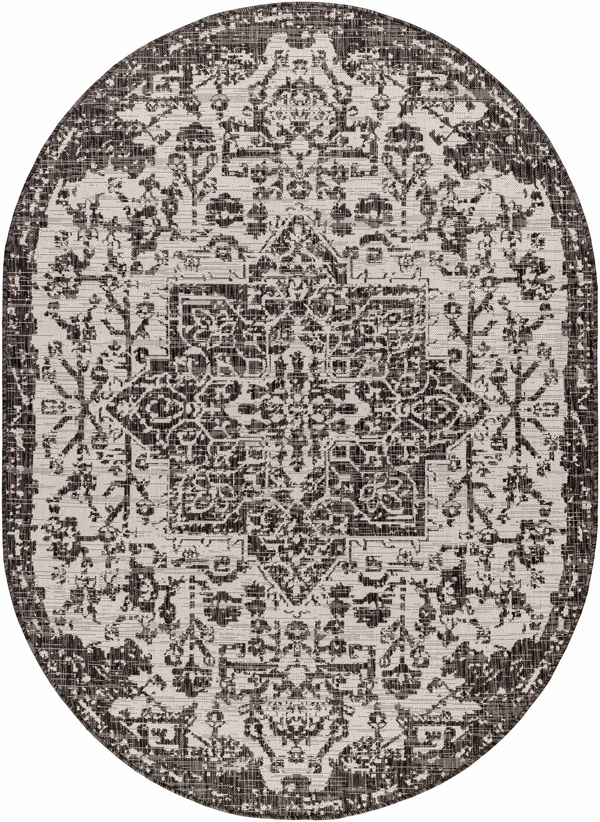 Charcoal Kilmacolm Indoor & Outdoor Rug - Clearance