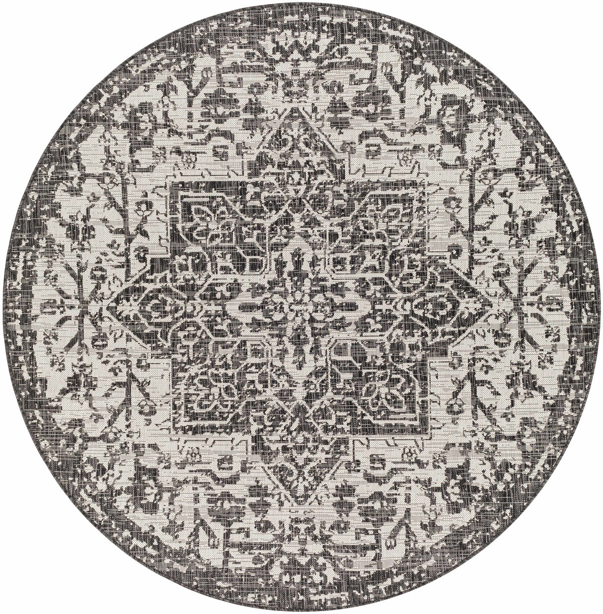 Charcoal Kilmacolm Indoor & Outdoor Rug - Clearance